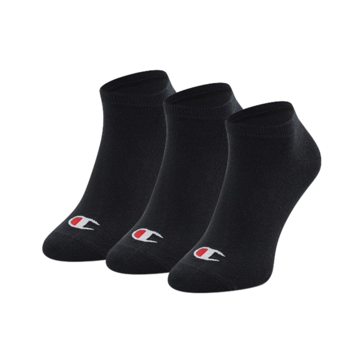 Ponožky Champion čierne 3 páry 3pk Sneaker Socks U24560 KK001