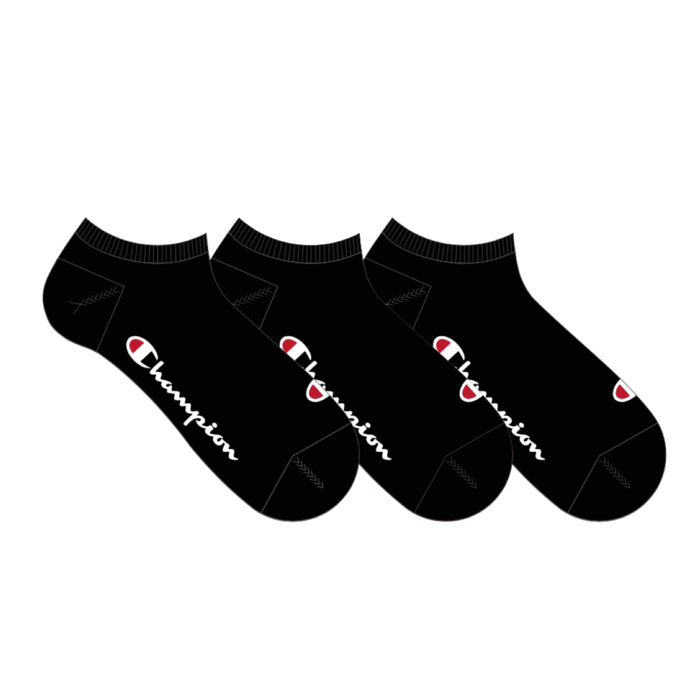 Ponožky Champion čierne 3 páry 3pk Sneaker Socks U24560 KK001