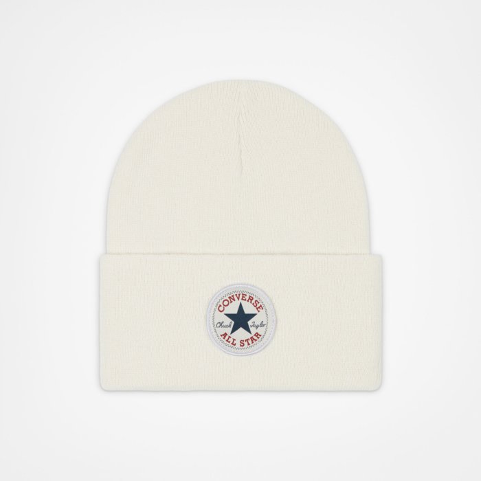 Čiapka Converse biela Chuck Patch Beanie 10022137 A09