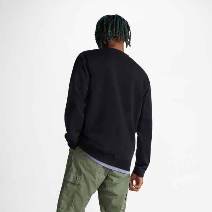 Mikina Converse čierna SC EMB CLASSIC CREW FT/BB 10023861 A02