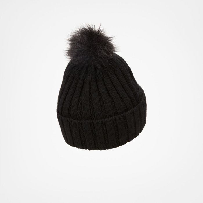 Čiapka Converse čierna POM BEANIE 10023959 A01
