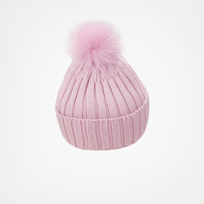 Čiapka Converse ružová POM BEANIE 10023959 A03