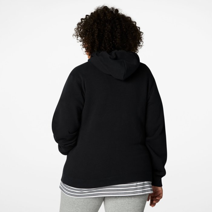 Mikina Converse čierna STANDARD FIT CENTER FRONT CHUCK TAYLOR 10024504 A01