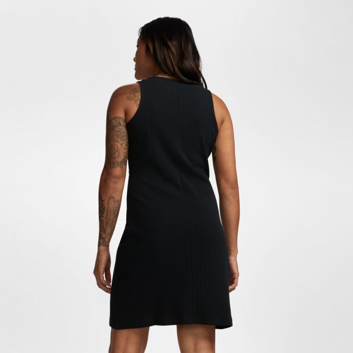 Šaty Converse čierne SCOOP KNIT DRESS 10025452 A01
