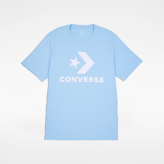 Tričko Converse modré M STAR CHEVRON SS TEE 10025458 A30