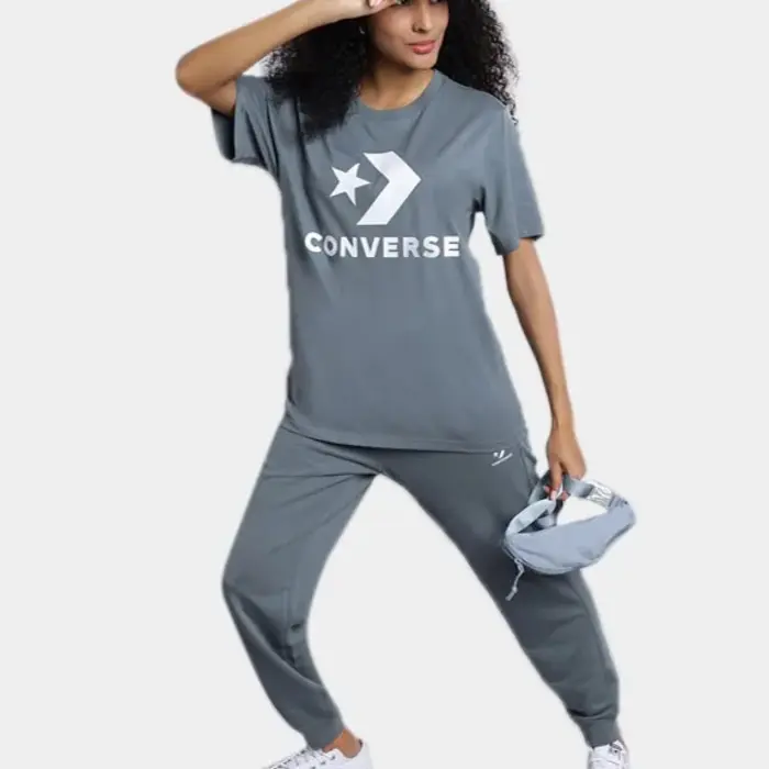 Tričko Converse modré M STAR CHEVRON SS TEE 10025458 A33