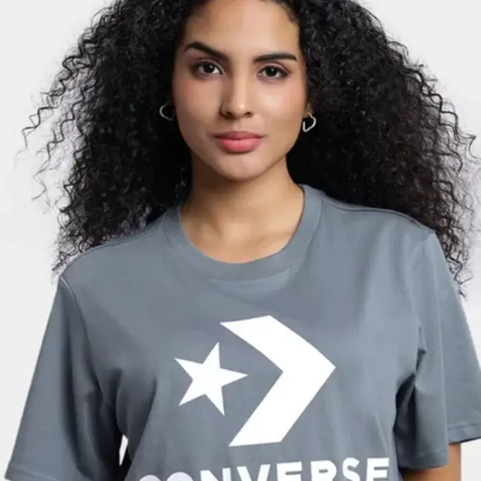 Tričko Converse modré M STAR CHEVRON SS TEE 10025458 A33