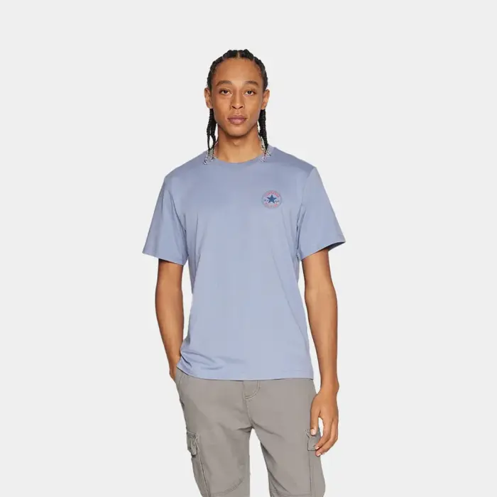 Tričko Converse modré U MINI CHUCK PATCH TEE 10026565 A03