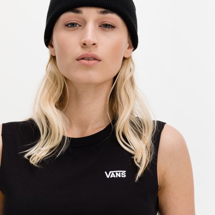 Tielko VANS čierne WM JUNIOR V MUSCLE C DITS VN0A4DNGBLK1