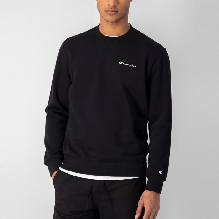 Mikina CHAMPION čierna Crewneck Sweatshirt 218288 KK001 NBK