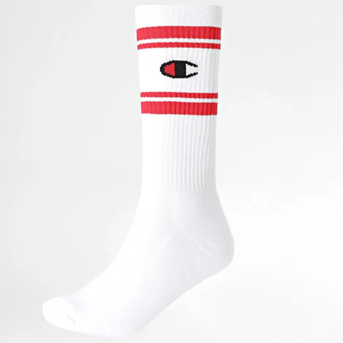 Ponožky Champion biele 3 páry 3pk Crew Socks U20081 WW007 WHT