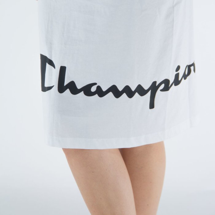 Šaty Champion biele DRESS 114889 WW001 WHT
