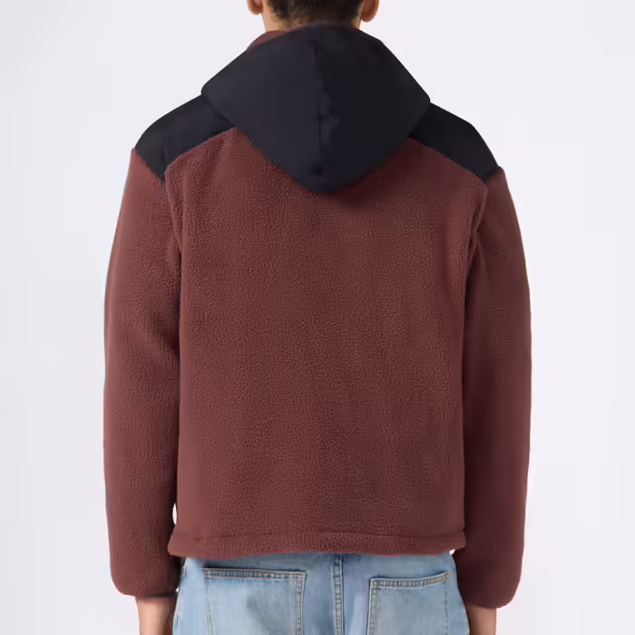 Mikina CHAMPION hnedá HOODED FULL ZIP TOP 222610 MS578 CHO