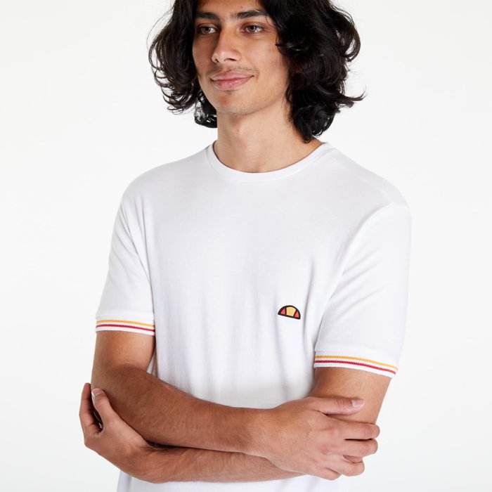 Tričko ELLESSE čierne T SHIRT KINGS TEE SHP16443 908 WHT