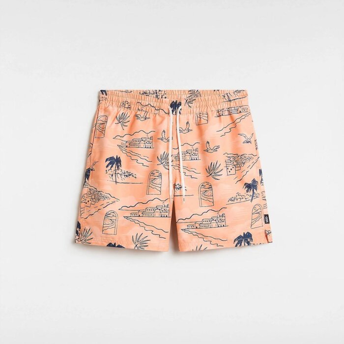 Šortky VANS oranžové MN PRIMARY SOLID ELASTIC B VN0008KUCR51