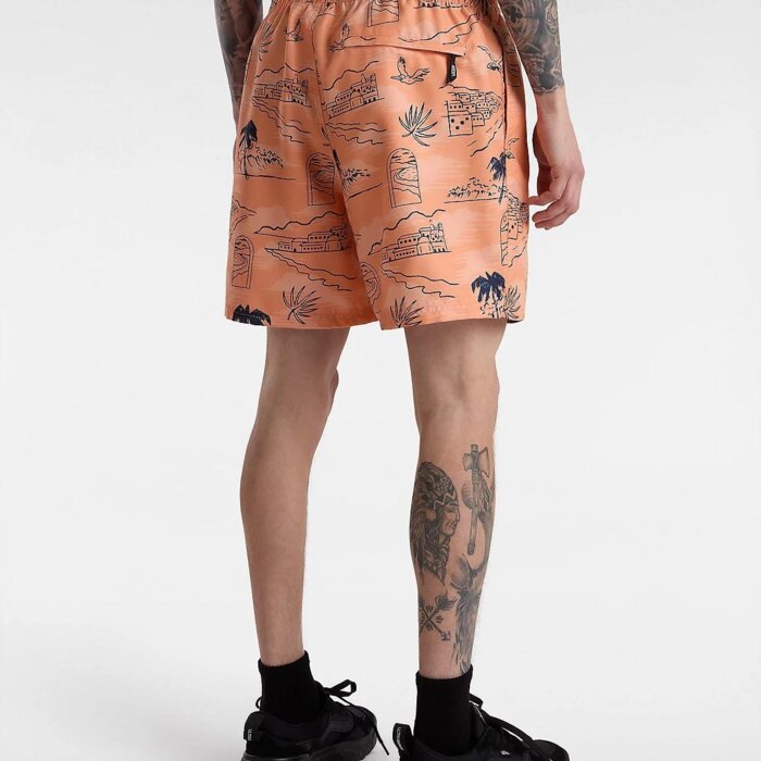 Šortky VANS oranžové MN PRIMARY SOLID ELASTIC B VN0008KUCR51