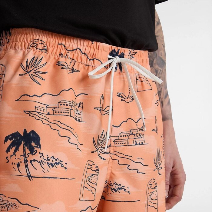 Šortky VANS oranžové MN PRIMARY SOLID ELASTIC B VN0008KUCR51