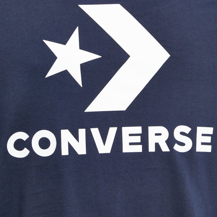 Tričko Converse modré M STAR CHEVRON TEE 10018568 A04