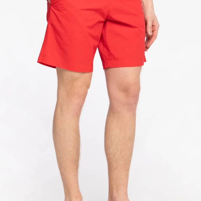 Šortky Champion červené Logo Beachshorts 216068 RS005 LLR