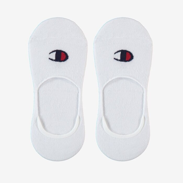 Ponožky CHAMPION biele 2 páry  Footie Socks UU20150 WW001 WHT