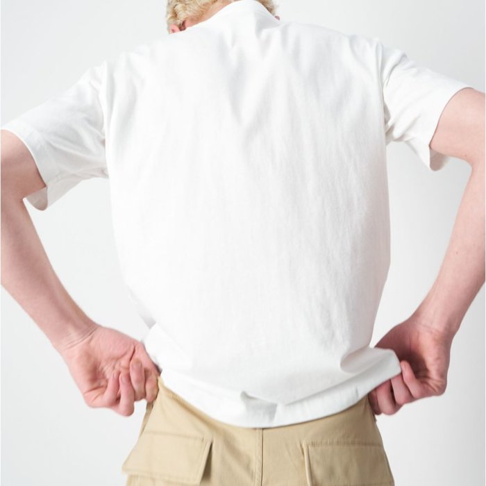 Tričko CHAMPION biele Crewneck T Shirt 218496 WW001 WHT