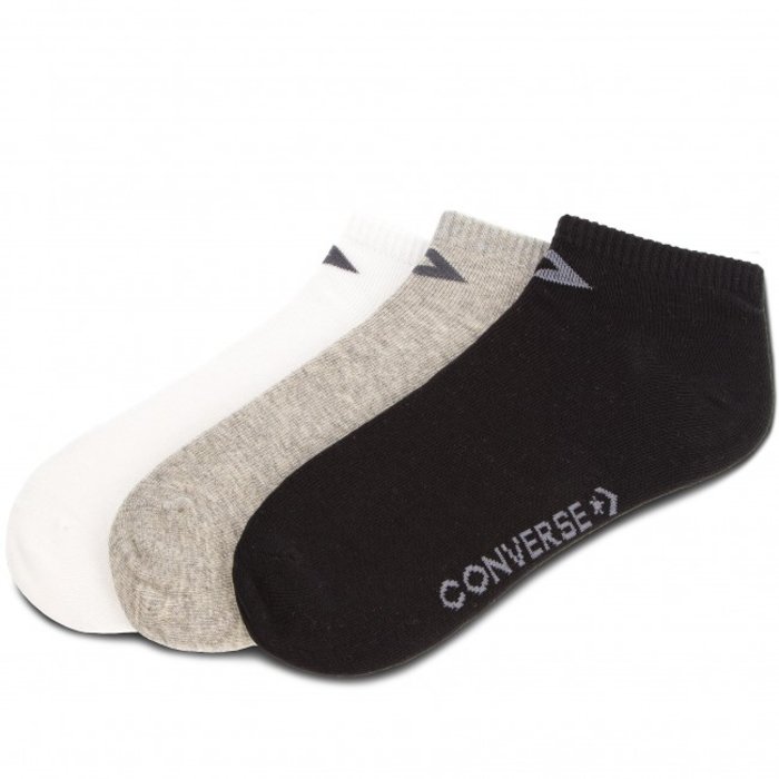 Ponožky CONVERSE farebné 3 páry 3PP Converse Basic Men low cut, flat knit E747A