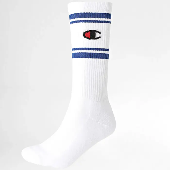Ponožky Champion biele 3 páry 3pk Crew Socks U20081 WW007 WHT