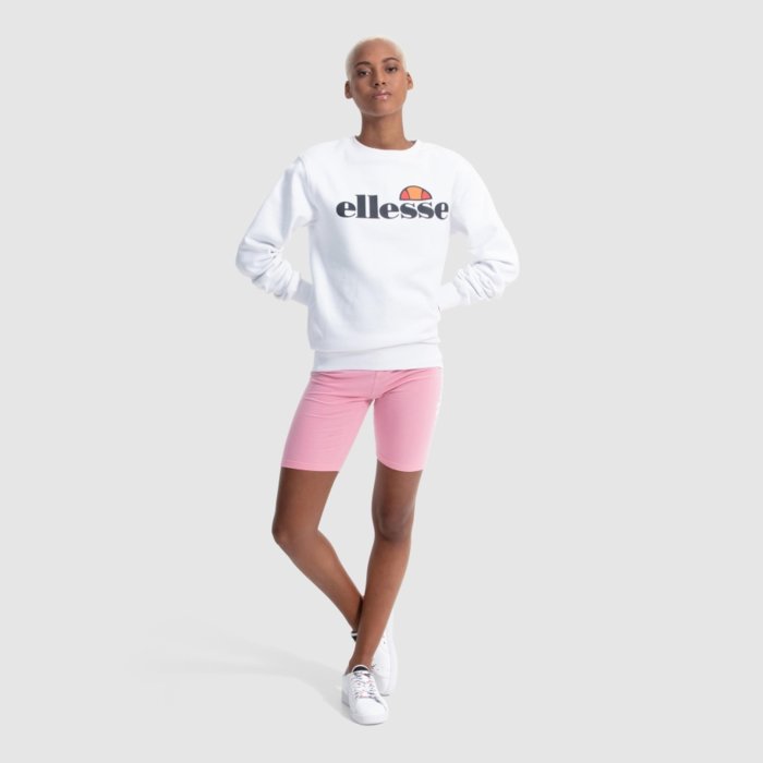 Mikina ELLESSE biela AGATA CREW SWEATSHIRT SGS03238 908 WHT