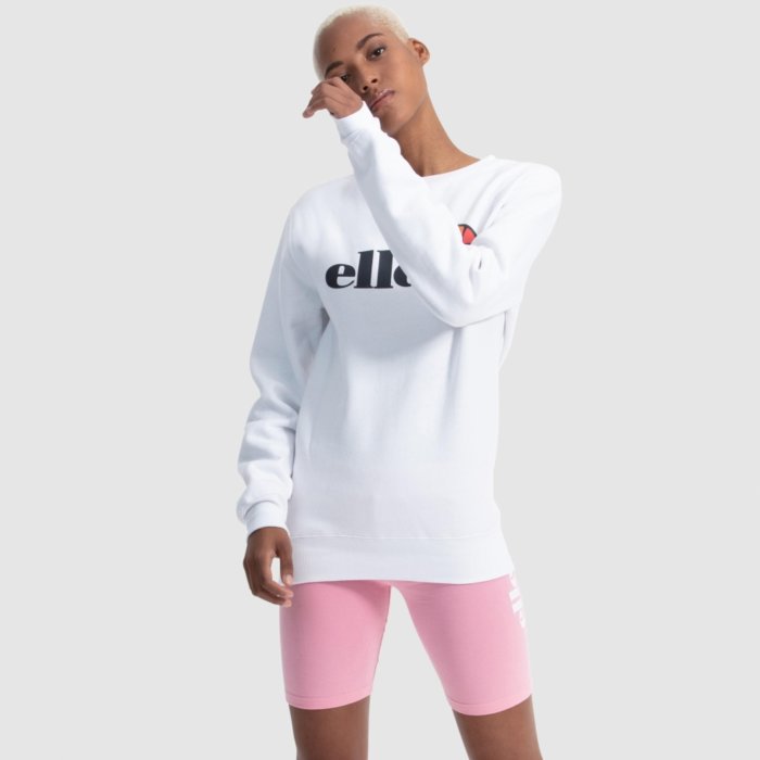 Mikina ELLESSE biela AGATA CREW SWEATSHIRT SGS03238 908 WHT