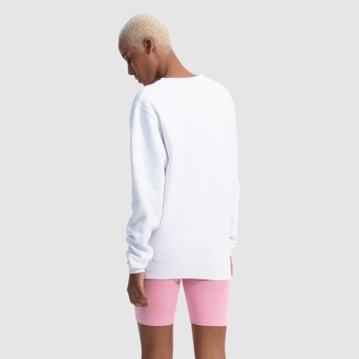 Mikina ELLESSE biela AGATA CREW SWEATSHIRT SGS03238 908 WHT