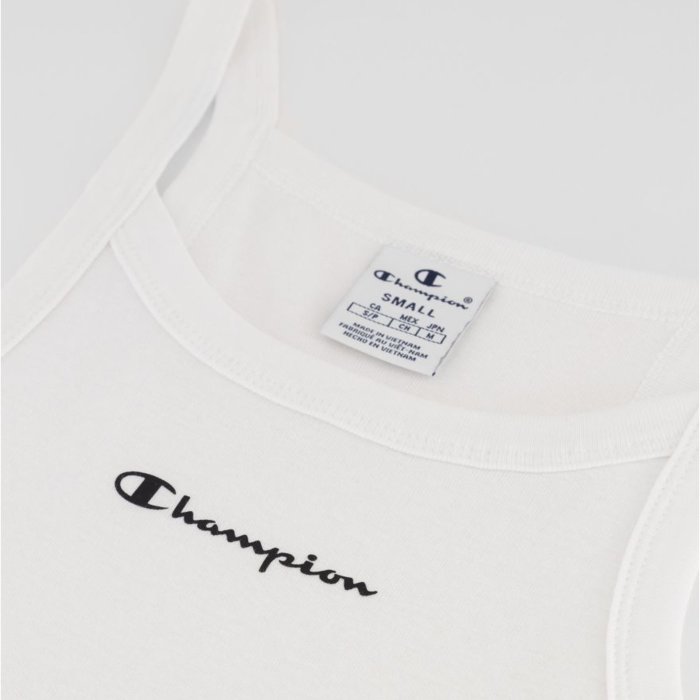 Tielko CHAMPION biele Tank Top 116121 WW001 WHT