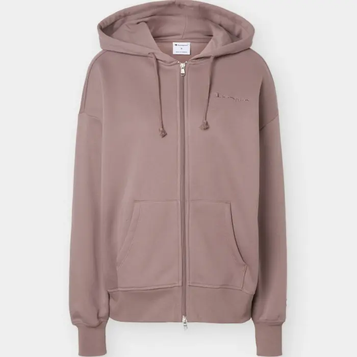 Mikina CHAMPION hnedá Full Zip Hooded Sweatshirt 118405 MS513 DPU