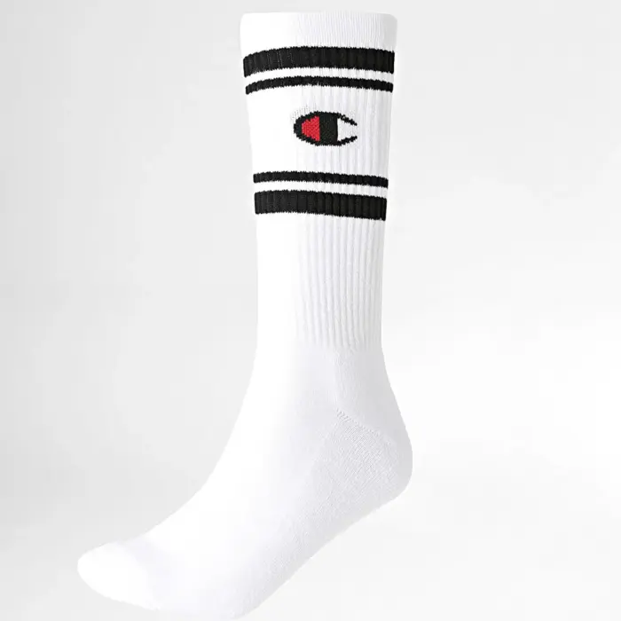 Ponožky Champion biele 3 páry 3pk Crew Socks U20081 WW007 WHT