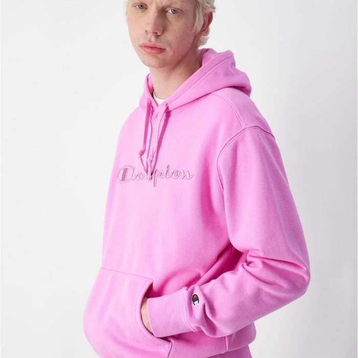 Mikina CHAMPION ružová Hooded Sweatshirt 218486 PS179 PTP