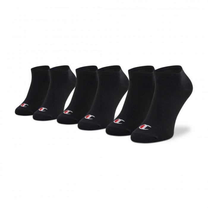 Ponožky Champion čierne 3 páry 3pk Sneaker Socks U24560 KK001