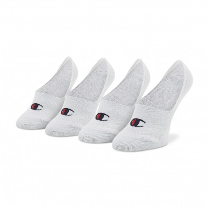 Ponožky CHAMPION biele 2 páry  Footie Socks U24561 WW001 WHT