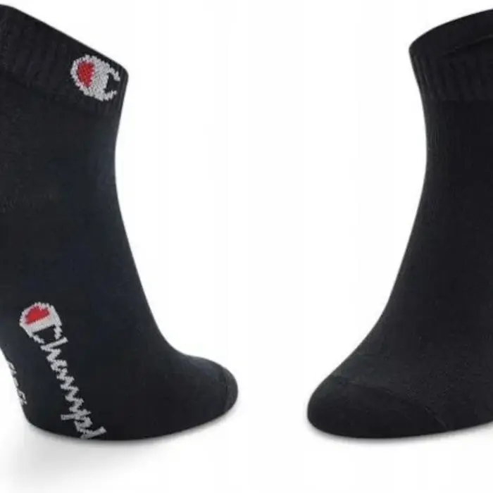 Ponožky Champion čierne 3 páry 3pk Quarter Socks U20099 KK001 NBK/NBK
