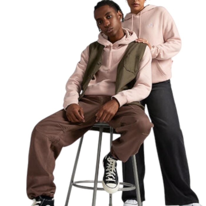 Mikina Converse ružová STANDARD FIT LEFT CHEST STAR C 10023874 A39