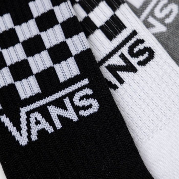 Ponožky VANS farebné 3 páry CLASSIC CREW SOC VN000F0WY281