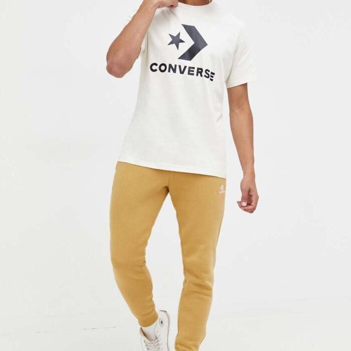 Tričko Converse krémové M STAR CHEVRON SS TEE 10025458 A08