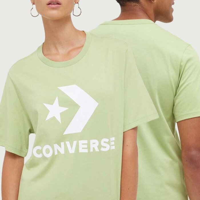 Tričko Converse zelená M STAR CHEVRON SS TEE 10025458 A11