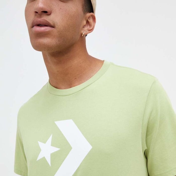 Tričko Converse zelená M STAR CHEVRON SS TEE 10025458 A11