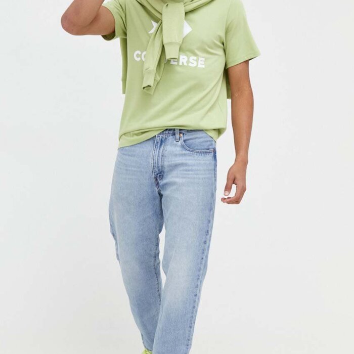 Tričko Converse zelená M STAR CHEVRON SS TEE 10025458 A11