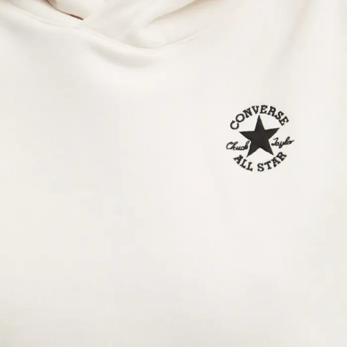 Mikina CONVERSE biela PREMIUM HOLIDAY HOODIE 10027065 A04