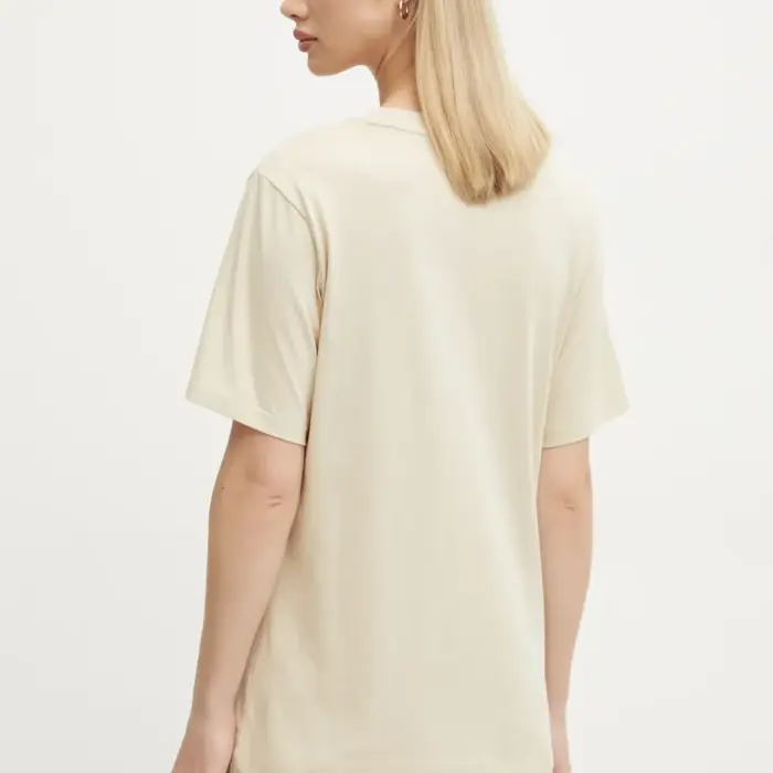 Tričko Converse krémové CON T SHIRT CHUCK PATCH CORE TEE 10025459 A28