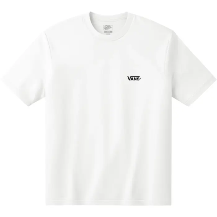Tričko VANS biele MN LEFT CHEST SS LOGO T VN000TBXYB21