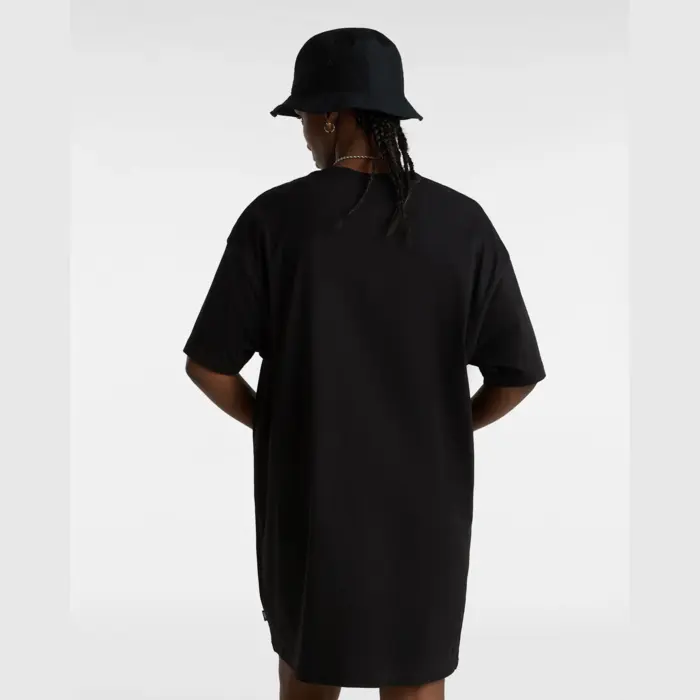 Šaty VANS čierne CENTER VEE TEE DRESS VN0A4RU2BLK1