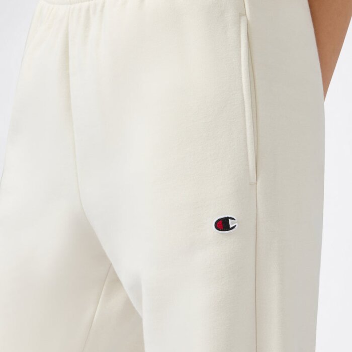 Tepláky CHAMPION krémové Elastic Cuff Pants 117583 WW056 ICV