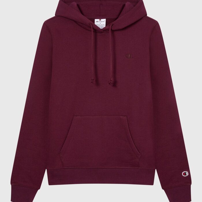 Mikina CHAMPION bordová Hooded Sweatshirt 118032 RS522 MMRY