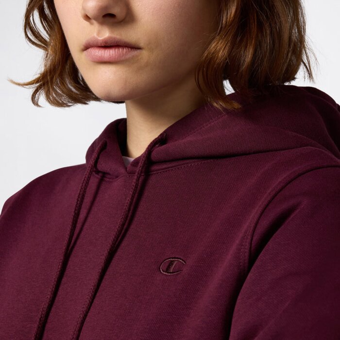 Mikina CHAMPION bordová Hooded Sweatshirt 118032 RS522 MMRY